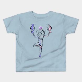 Single Line - Libra Kids T-Shirt